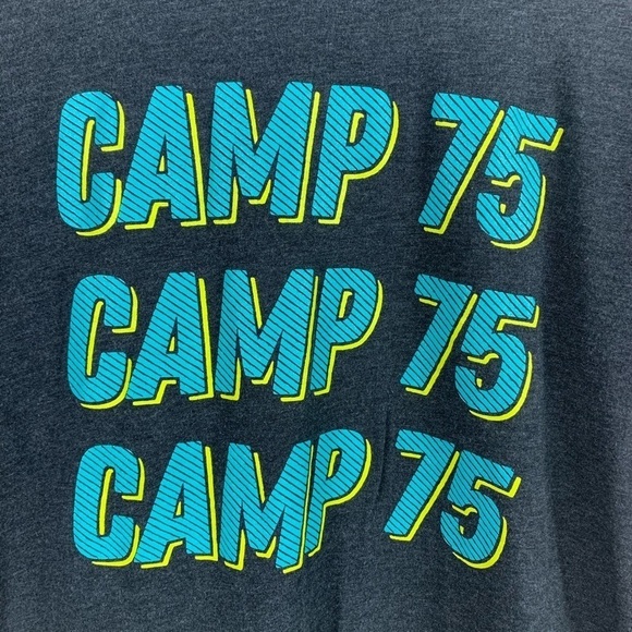 AMERICAN APPAREL Camp 75 Graphic Tee Soft Sz Small - Picture 2 of 11